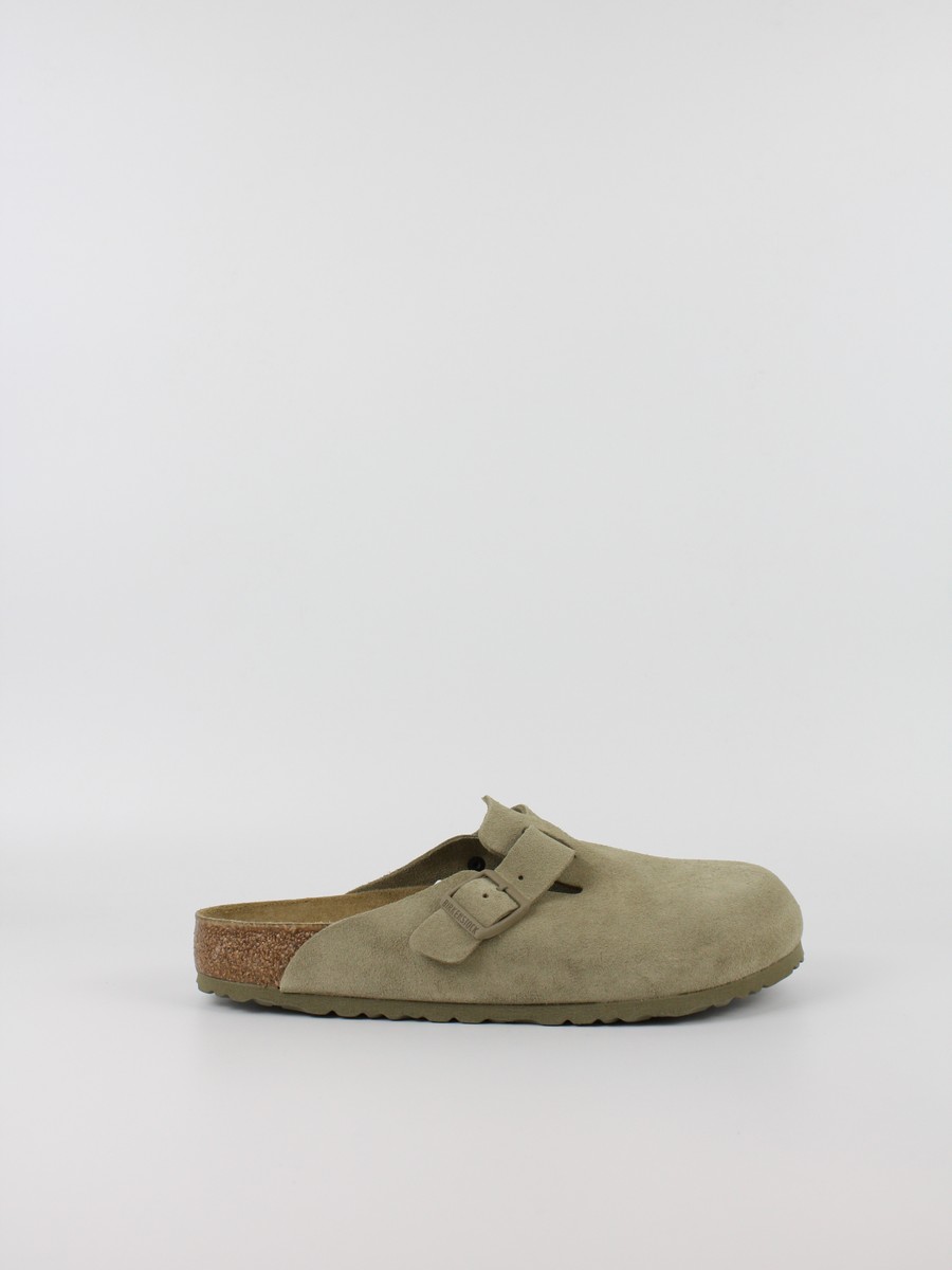 Mens Sandals Birkenstock Boston Bs 1025788 Khaki