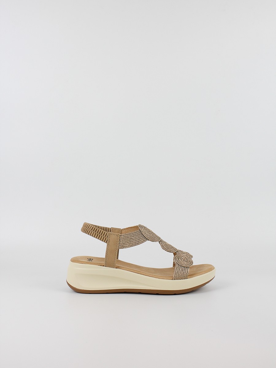 Γυναικεία Σανδάλια Flatforms EXE W489Q11237C4 Χρυσό