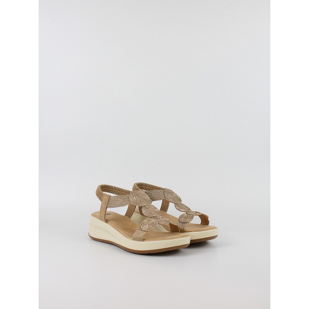 Γυναικεία Σανδάλια Flatforms EXE W489Q11237C4 Χρυσό