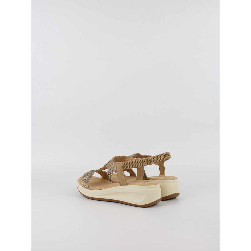 Γυναικεία Σανδάλια Flatforms EXE W489Q11237C4 Χρυσό