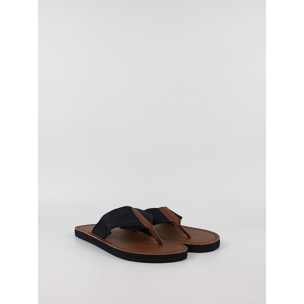 Ανδρικά ΣαγιονάραTommy Hilfiger Leather Beach Sandal FM0FM05808-DW5 Μπλε