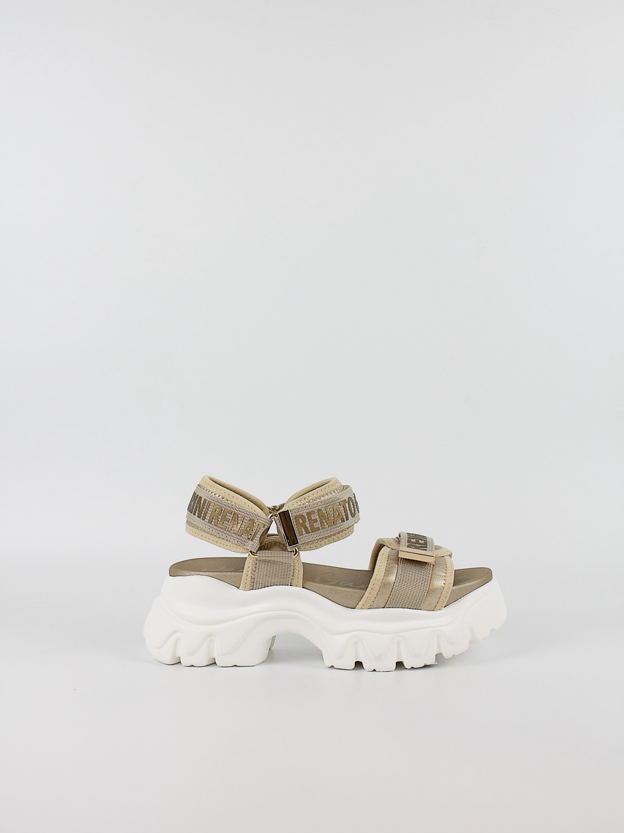 Γυναικεία Σανδάλια Renato Garini W428A2924L46 Πλατίνα