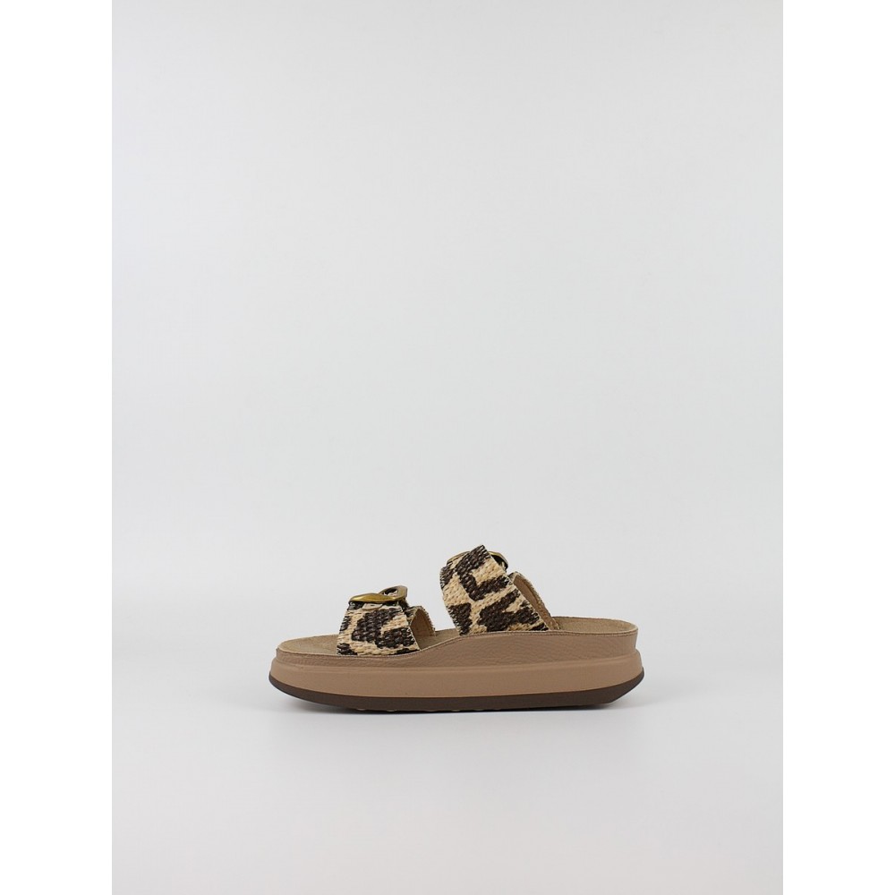 Γυναικεία Σανδάλια Fantasy Sandals S1121 Abeba Africana Καφέ