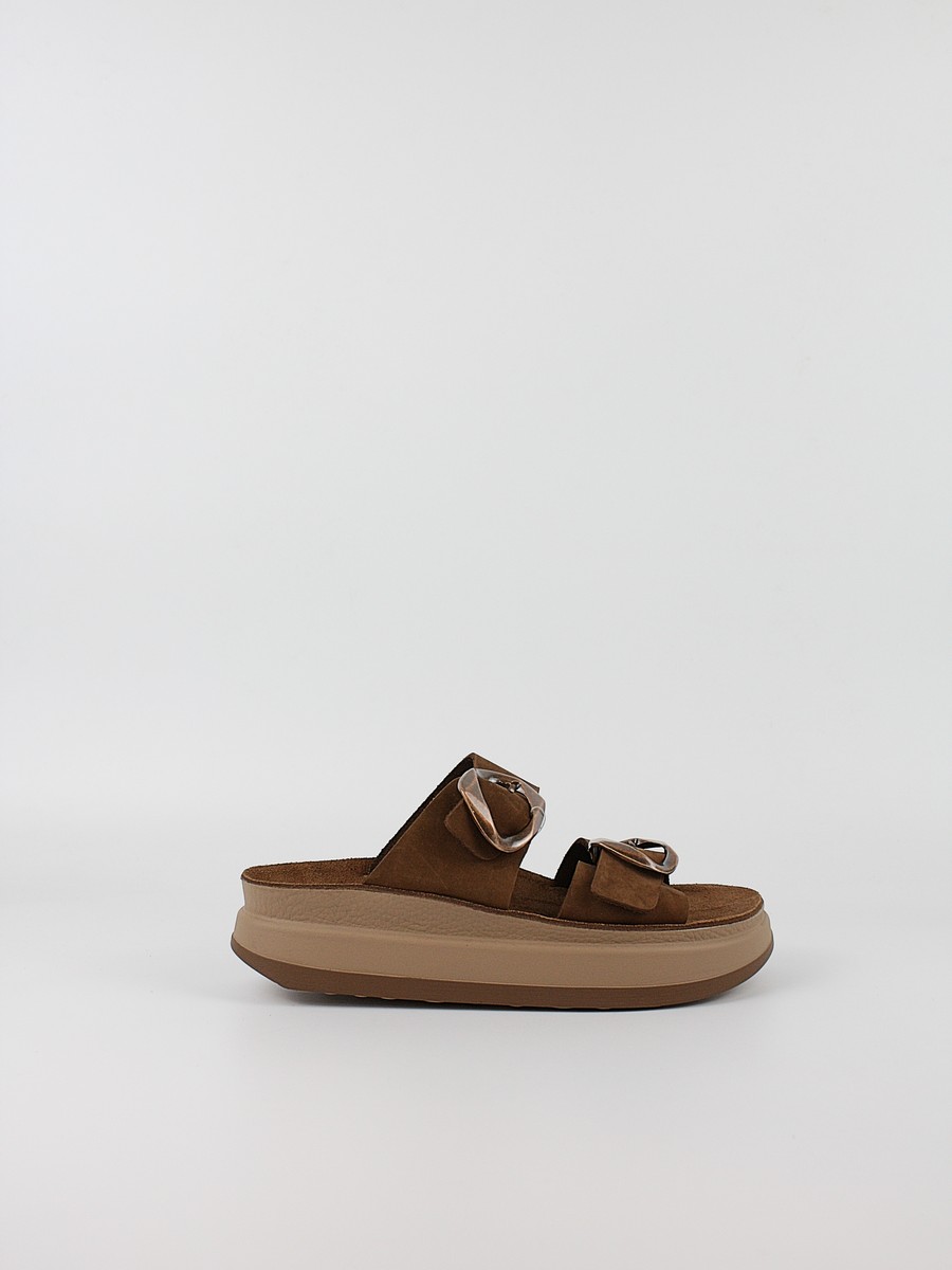 Γυναικεία Σανδάλια Fantasy Sandals S1121 Abeba Κακάο