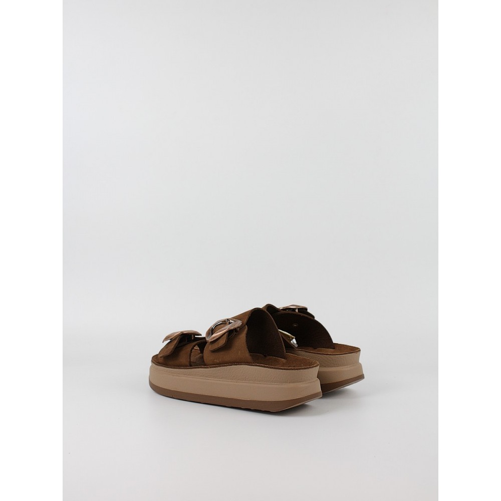 Γυναικεία Σανδάλια Fantasy Sandals S1121 Abeba Κακάο