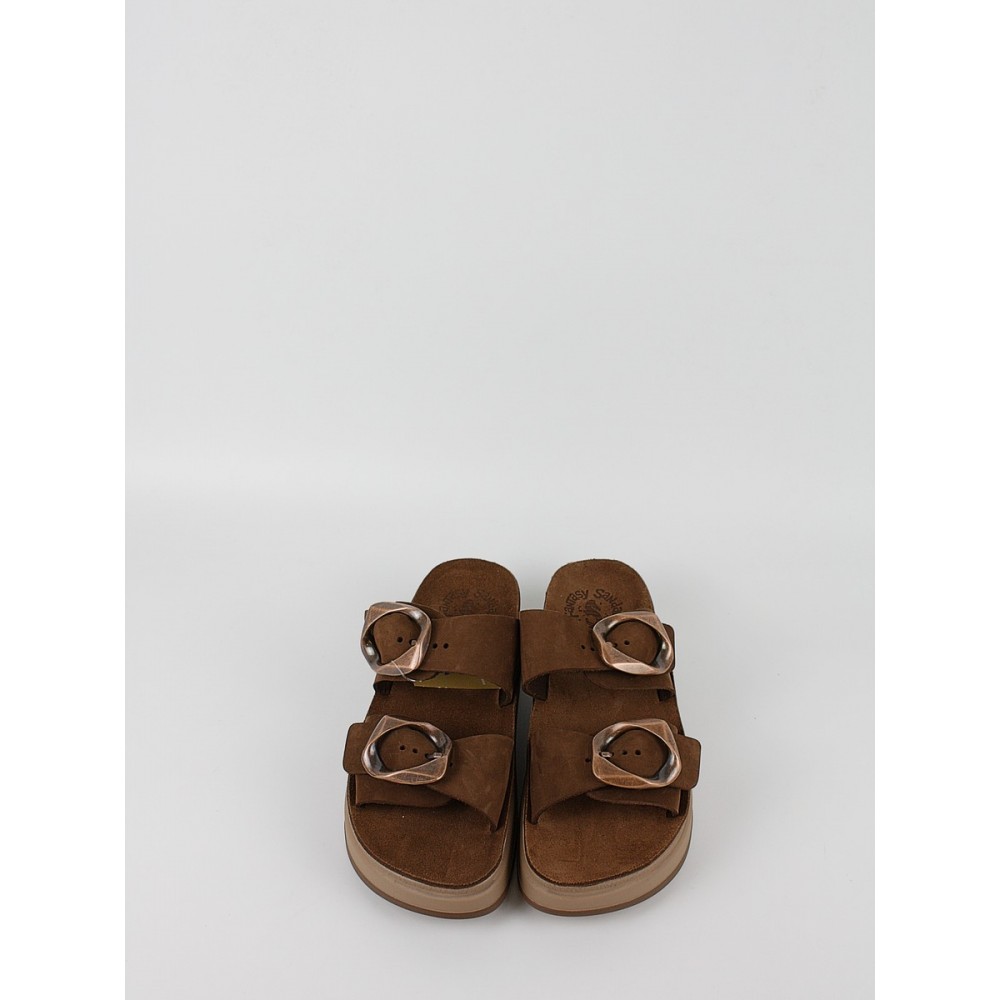 Γυναικεία Σανδάλια Fantasy Sandals S1121 Abeba Κακάο