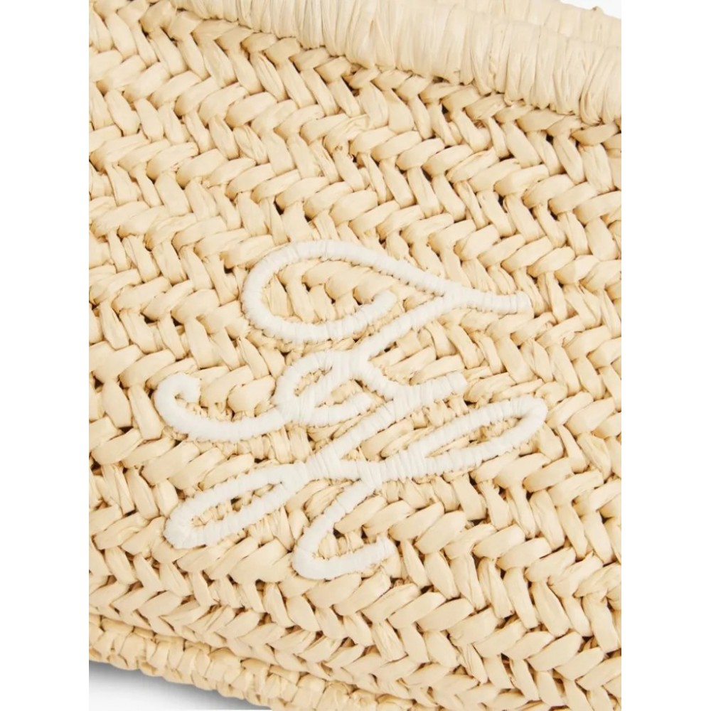 Γυναικεία Τσάντα Tommy Hilfiger Th Elevated Summer Clutch Rafia AW0AW18627-0F4 Μπεζ