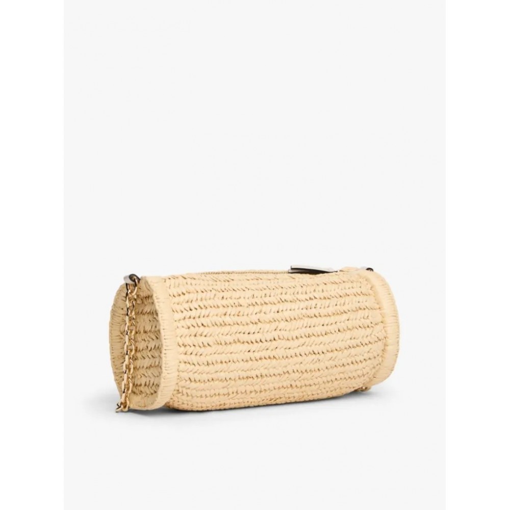 Γυναικεία Τσάντα Tommy Hilfiger Th Elevated Summer Chain Bag Rafia AW0AW18628-0F4 Μπεζ