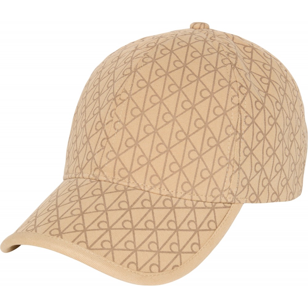 Καπέλο Calvin klein Emblem Print W Leather Patch Cap LV04F5036G-3I6 Μπεζ