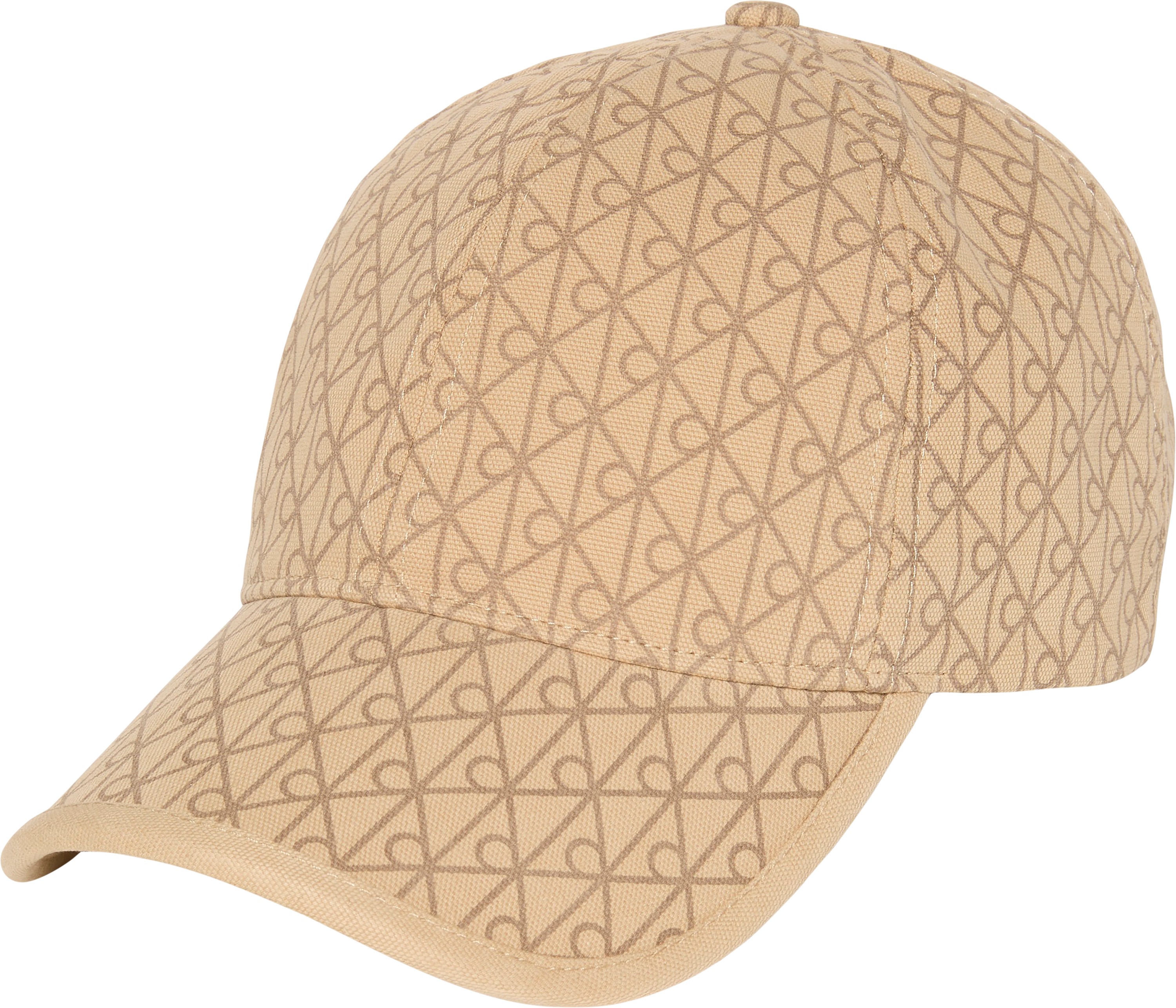 Καπέλο Calvin klein Emblem Print W Leather Patch Cap LV04F5036G-3I6 Μπεζ