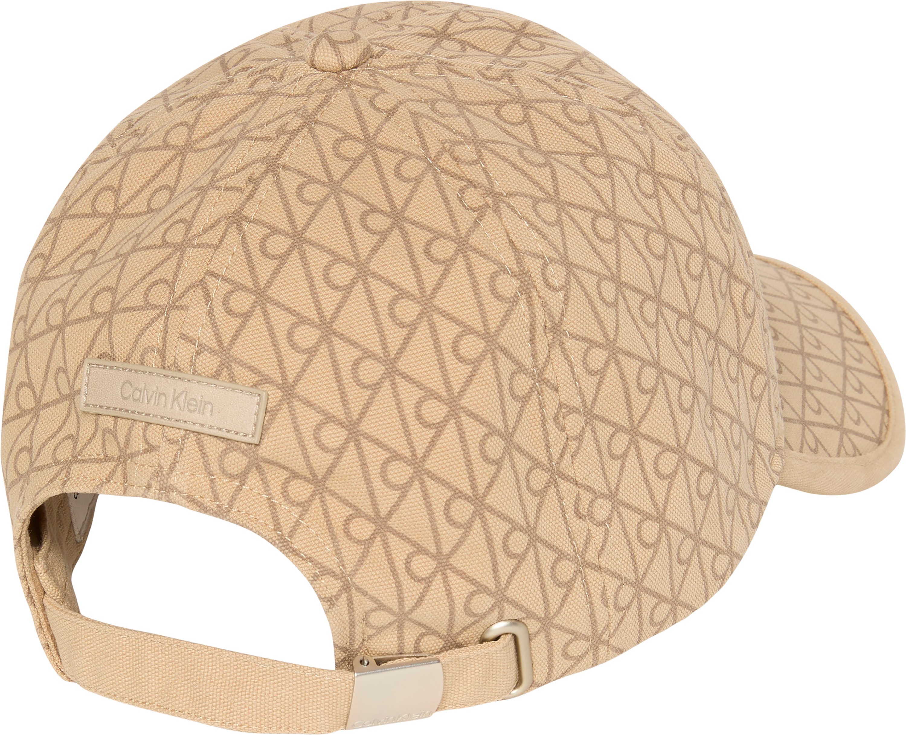 Καπέλο Calvin klein Emblem Print W Leather Patch Cap LV04F5036G-3I6 Μπεζ