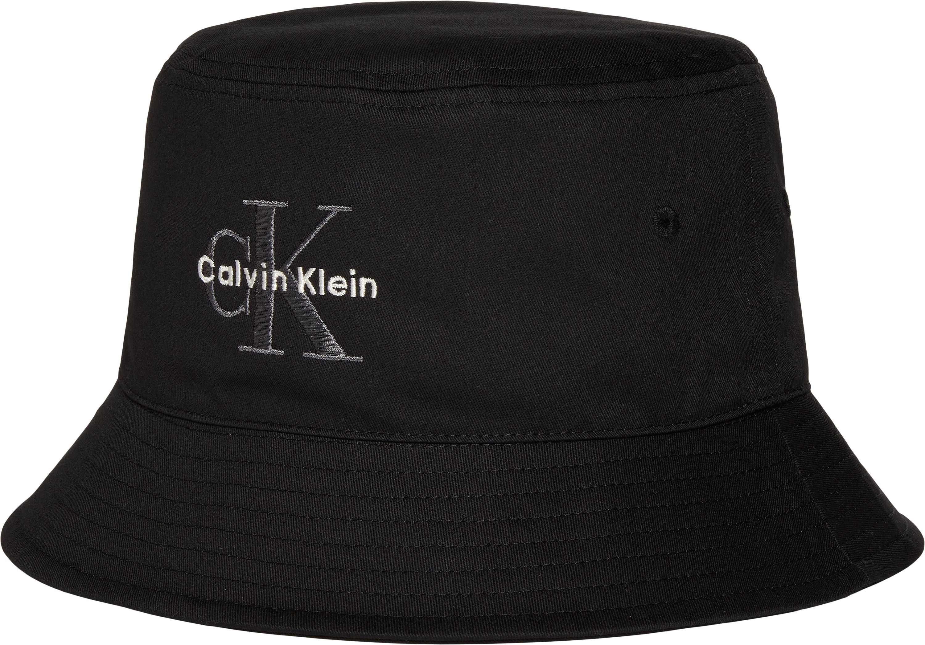 Καπέλο Calvin klein Mono Logo Embro Bucket Hat LV04G5020G-UB1 Μαύρο