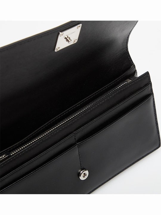 Γυναικεία Τσάντα Calvin Klein Emblem Hw Pebble Long Bifolb LV04F1129G-UB1 Μαύρη