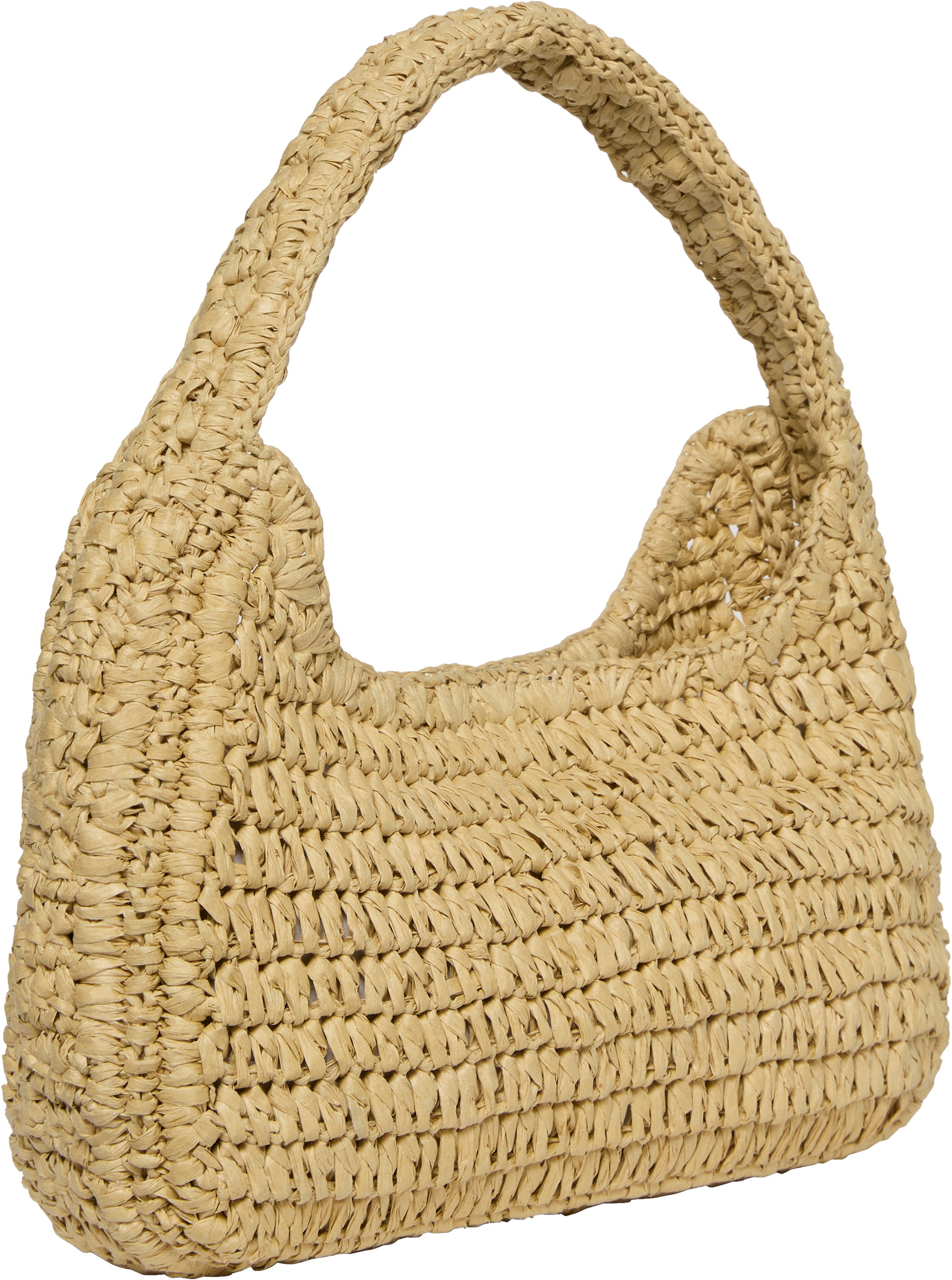 Γυναικεία Τσάντα Calvin Klein Bold Ck Raffia Sm Shoulder Bag LV04F3449G-0EI Μπεζ