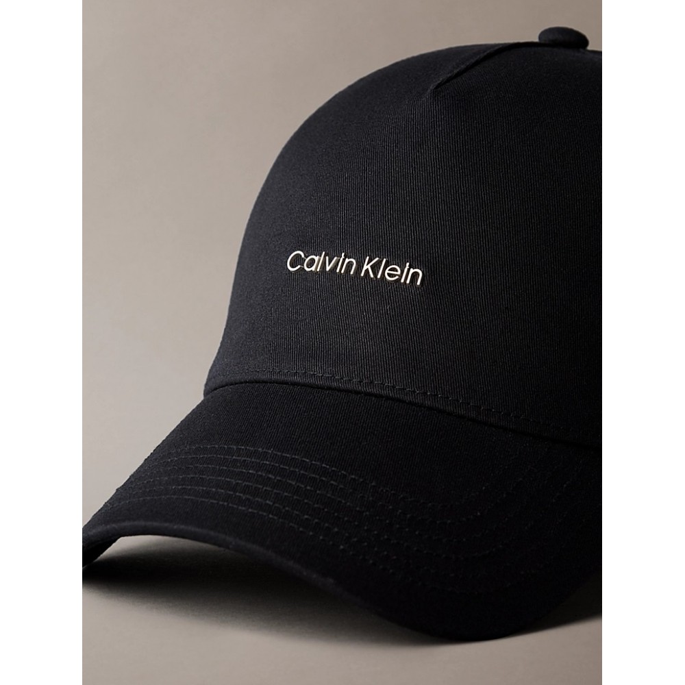 Καπέλο Calvin klein Coton Twill Standard Logo Hw Cap LV04D5080G-UB1 Μαύρο