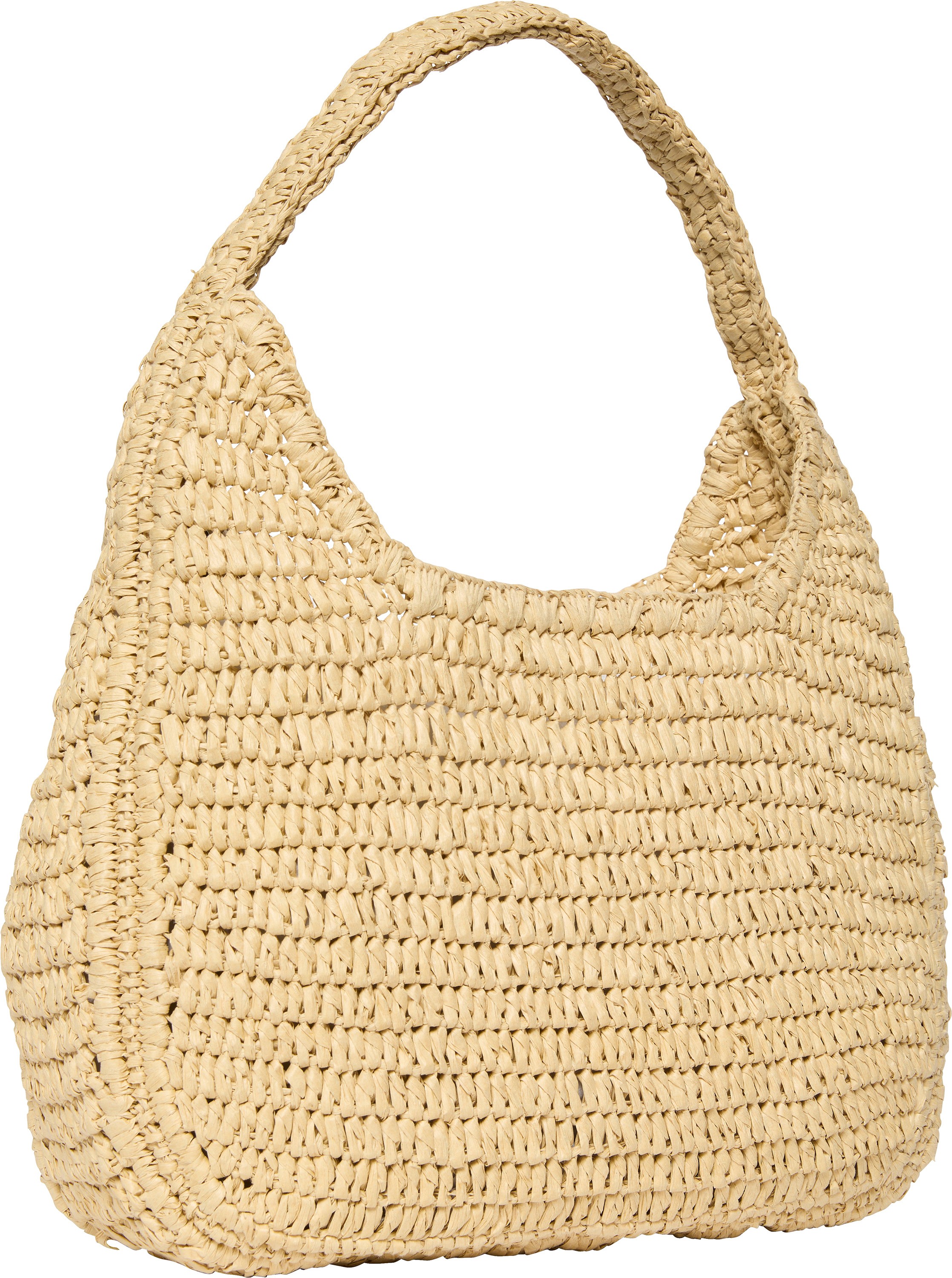 Γυναικεία Τσάντα Calvin Klein Bold Ck Raffia Lg Shoulder Bag LV04F3448G-0EI Μπεζ