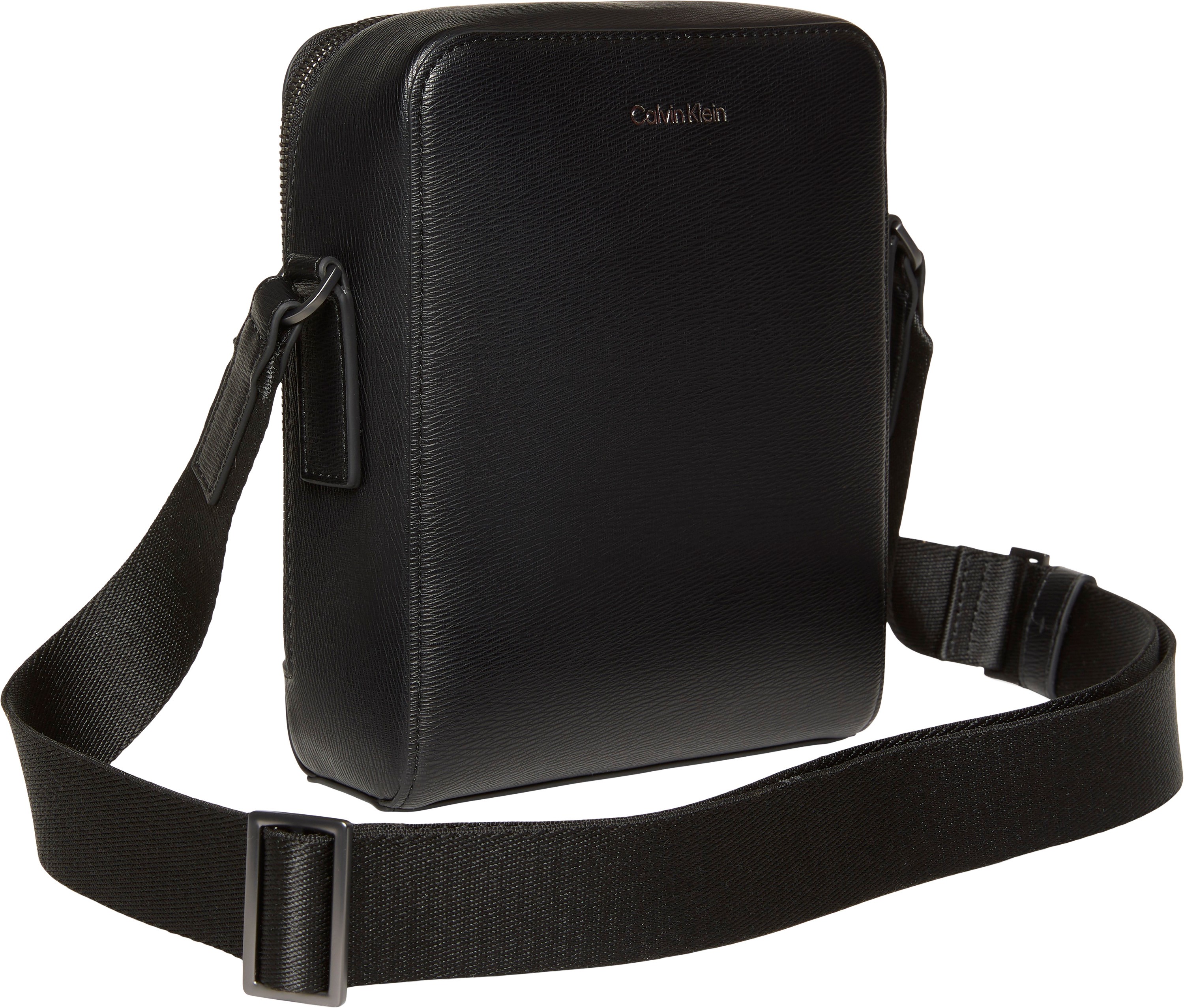 Ανδρικό Τσαντάκι Calvin klein Emblem Hw Reporter LV04D3293G-UB1 Μαύρο