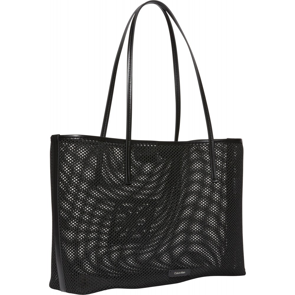 Γυναικείο Τσαντάκι Calvin Emblem Mesh Tote LV04F3380G-UB1 Μαύρο
