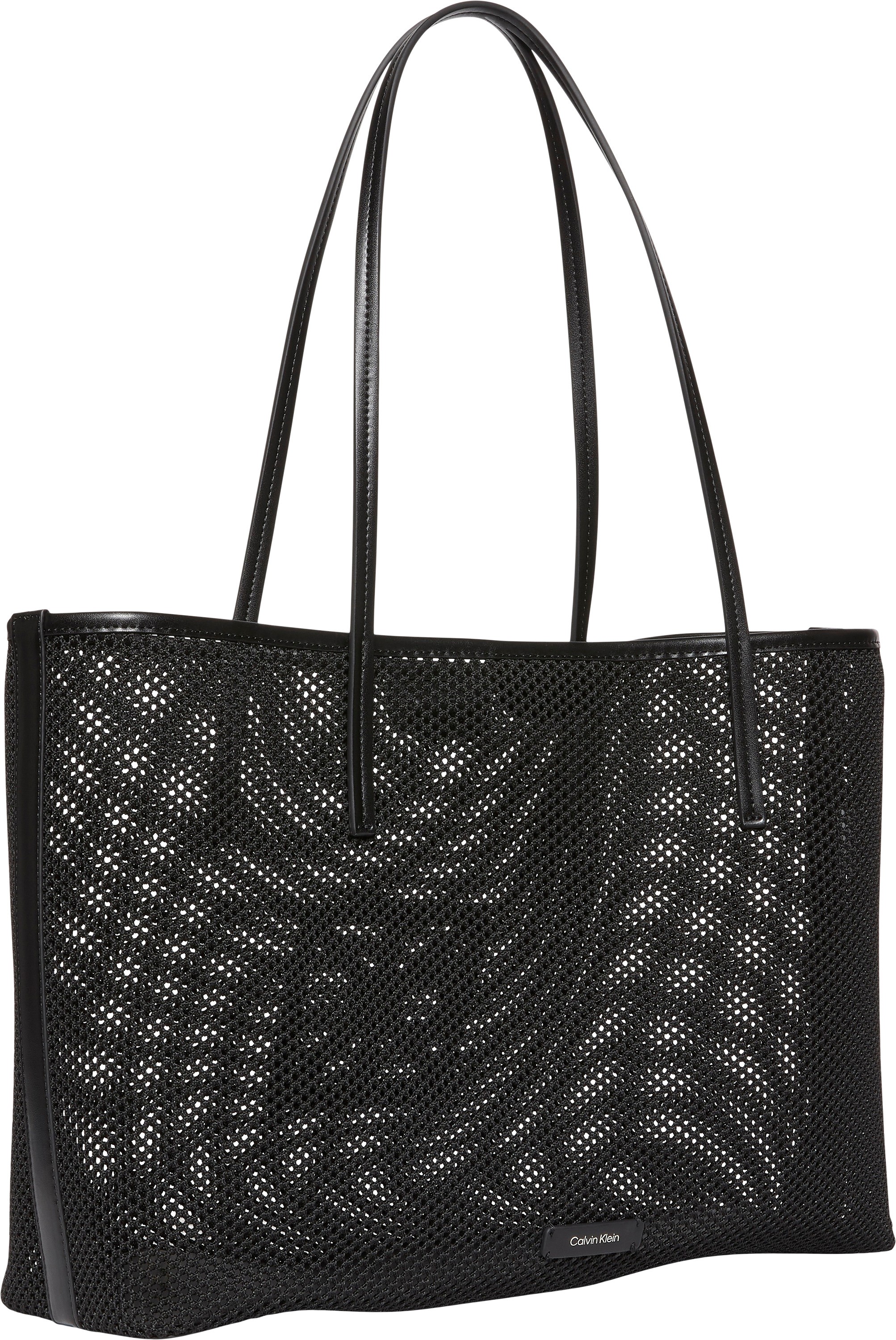 Γυναικείο Τσαντάκι Calvin Emblem Mesh Tote LV04F3380G-UB1 Μαύρο