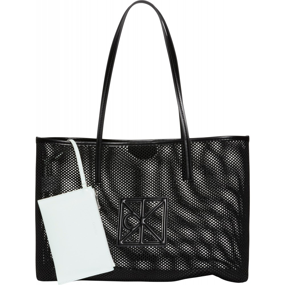 Γυναικείο Τσαντάκι Calvin Emblem Mesh Tote LV04F3380G-UB1 Μαύρο