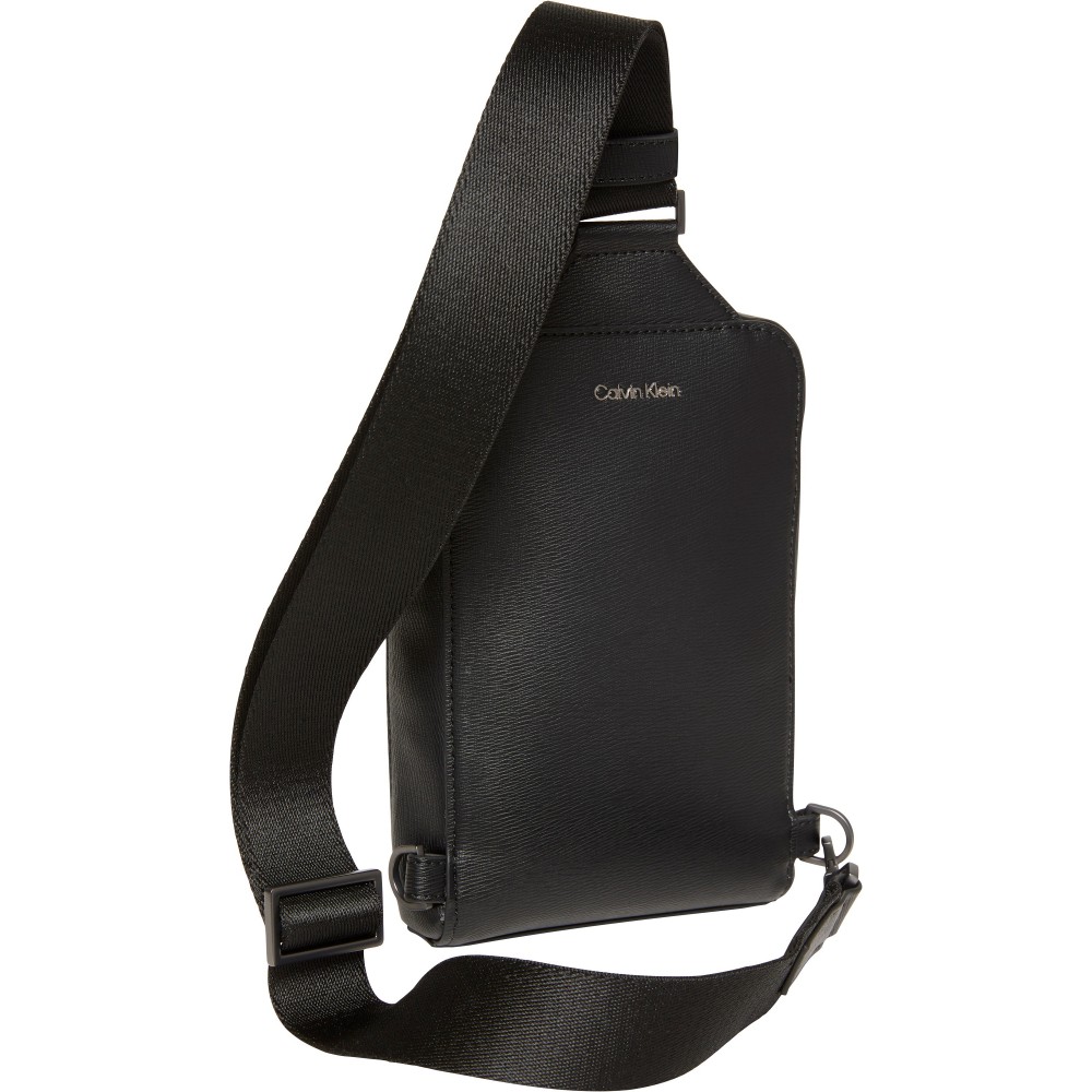 Ανδρικό Τσαντάκι Calvin klein Emblem Hw Sling LV04D3292G-UB1 Μαύρο
