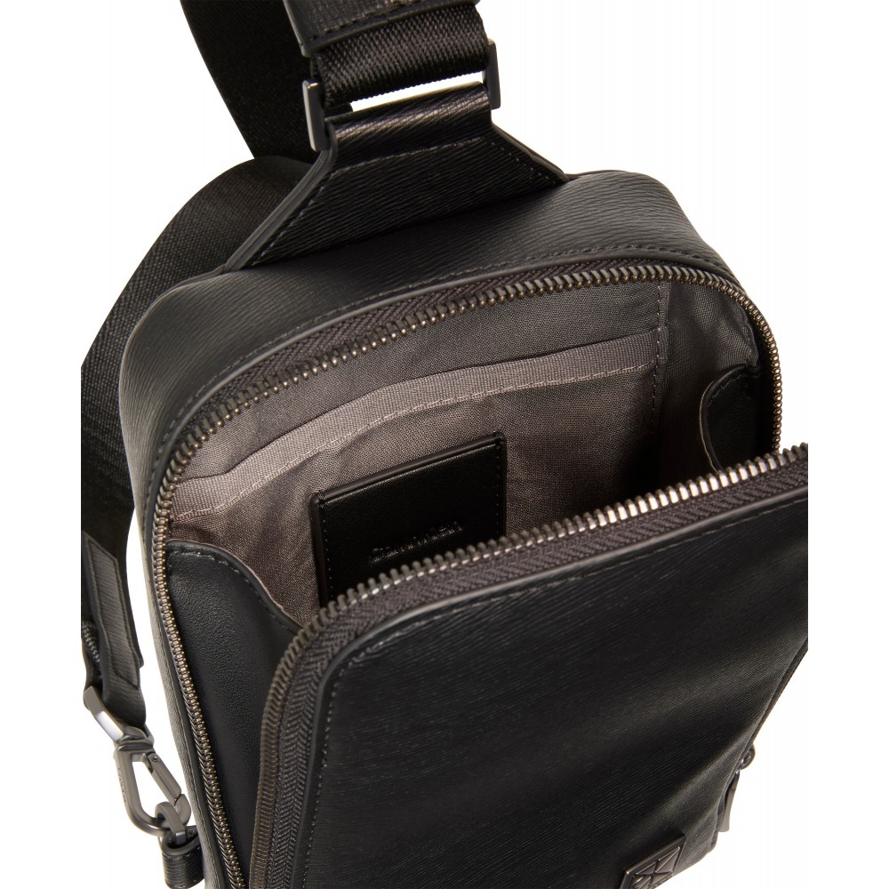 Ανδρικό Τσαντάκι Calvin klein Emblem Hw Sling LV04D3292G-UB1 Μαύρο