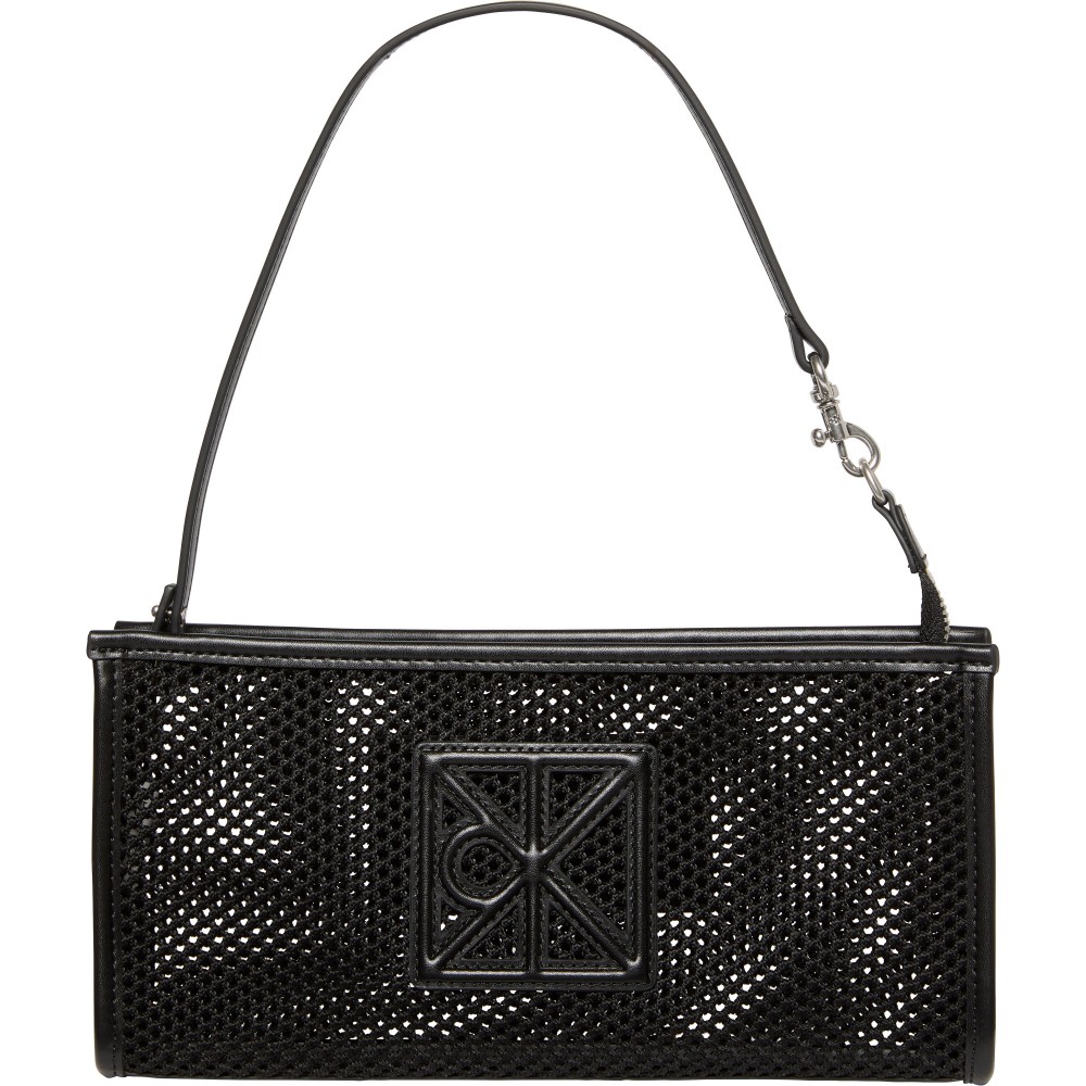 Γυναικείο Τσαντάκι Calvin Emblem Mesh Convertible Pouch LV04F1136G-UB1 Μαύρο