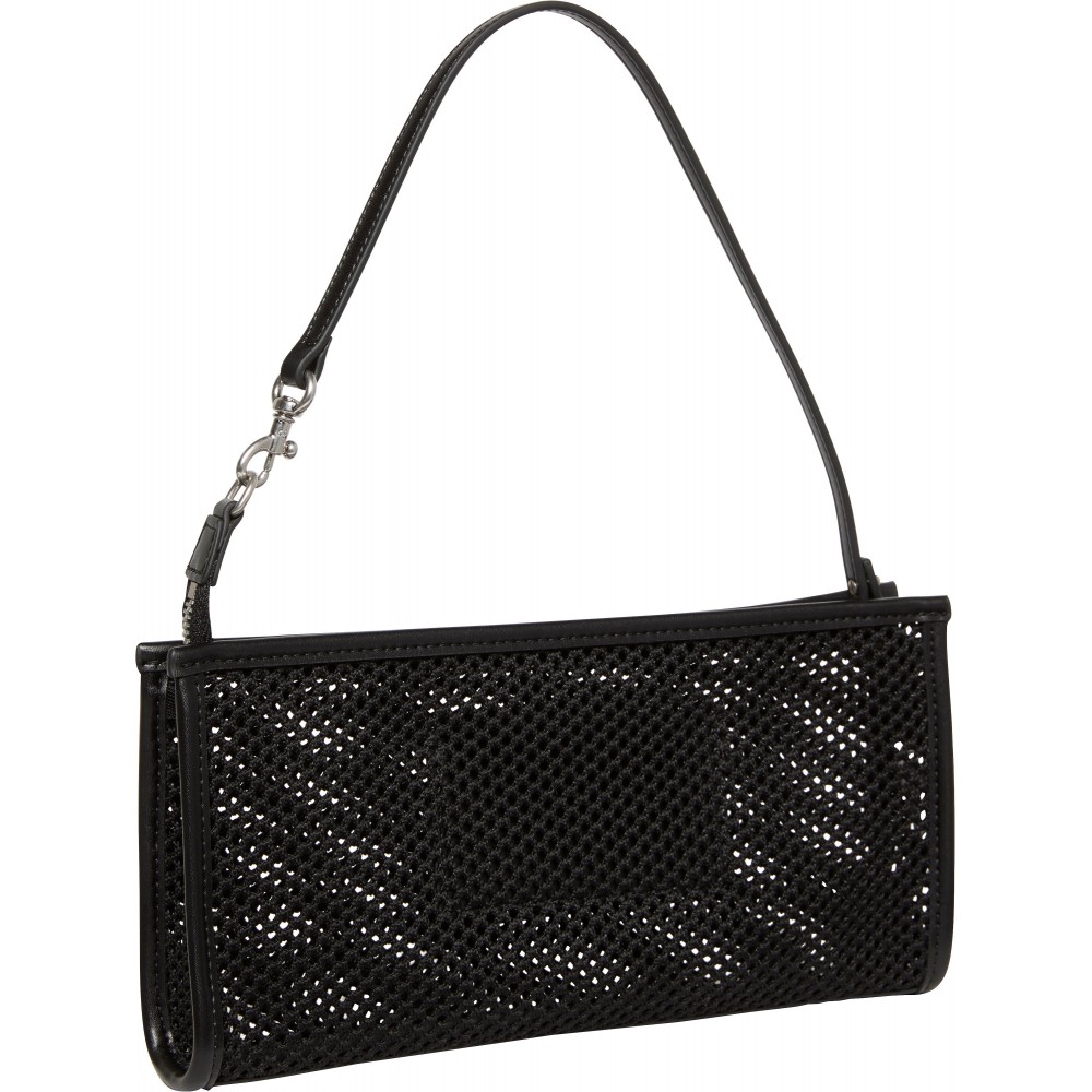 Γυναικείο Τσαντάκι Calvin Emblem Mesh Convertible Pouch LV04F1136G-UB1 Μαύρο