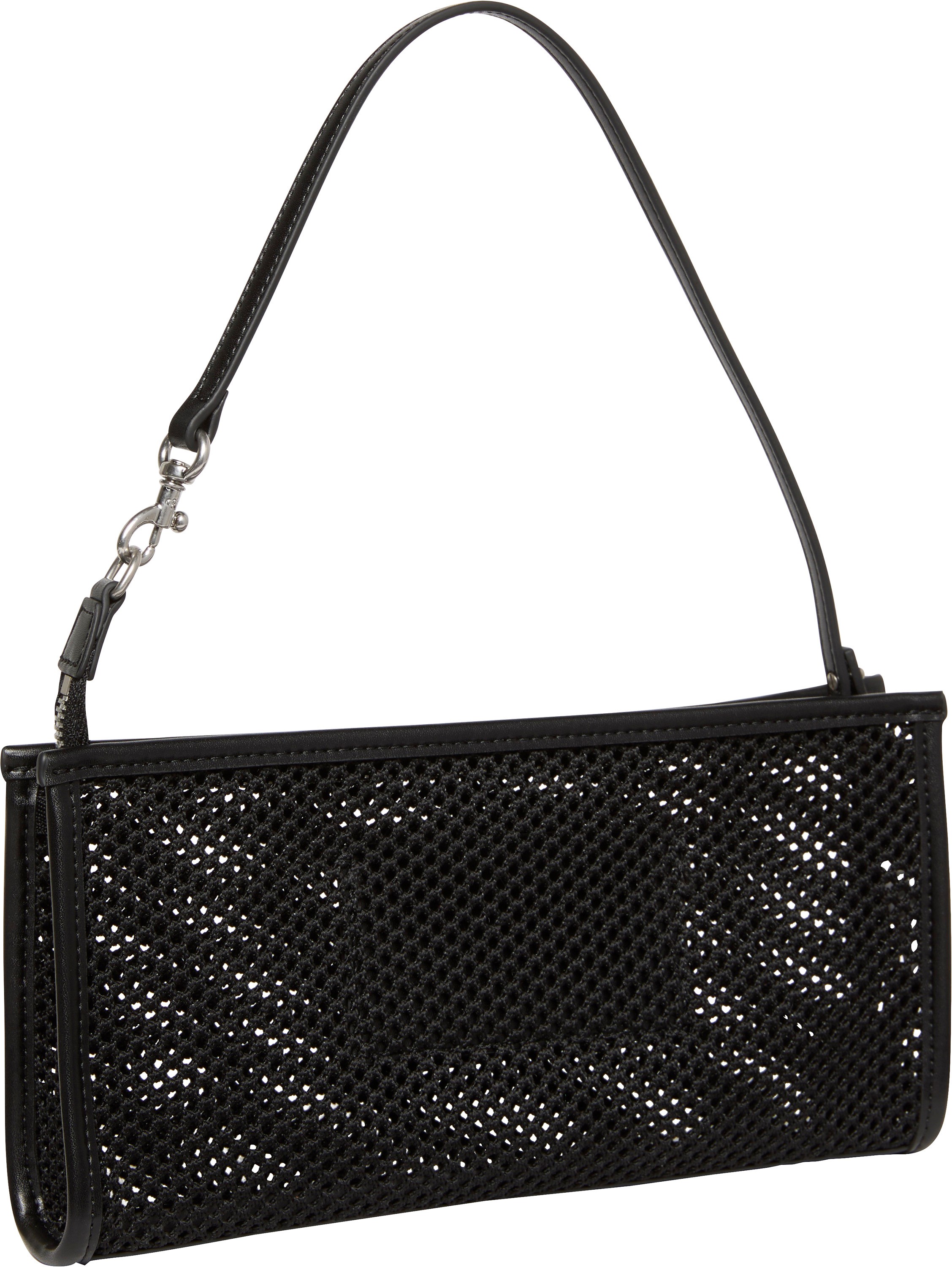 Γυναικείο Τσαντάκι Calvin Emblem Mesh Convertible Pouch LV04F1136G-UB1 Μαύρο