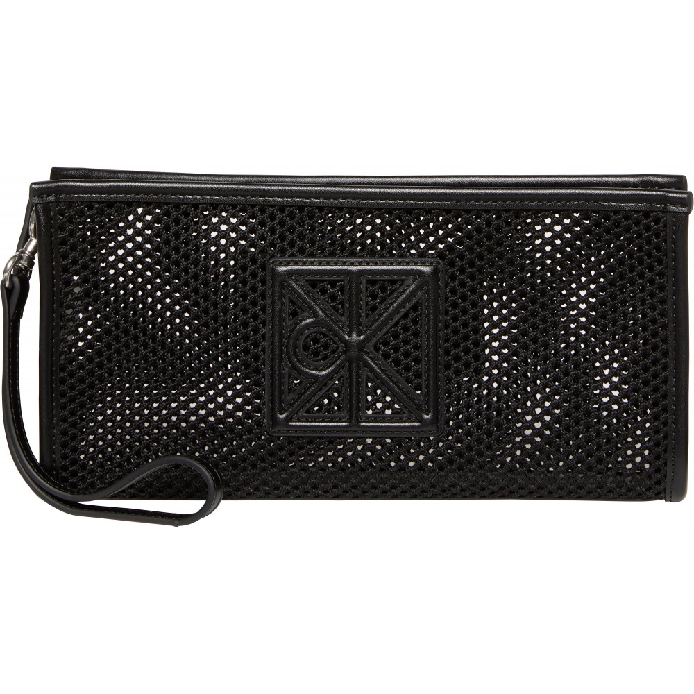 Γυναικείο Τσαντάκι Calvin Emblem Mesh Convertible Pouch LV04F1136G-UB1 Μαύρο
