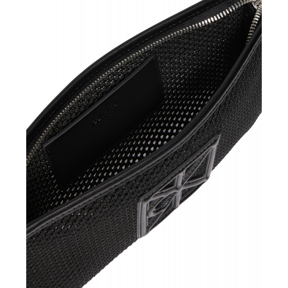 Γυναικείο Τσαντάκι Calvin Emblem Mesh Convertible Pouch LV04F1136G-UB1 Μαύρο