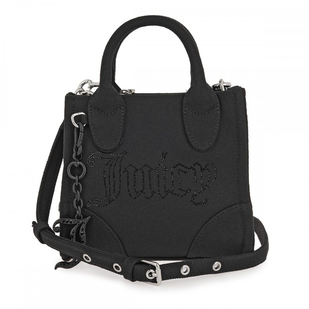 Γυναικεία Τσάντα Juicy Couture Iris Strass Logo BEJ3J9907WCO000 Μαύρη