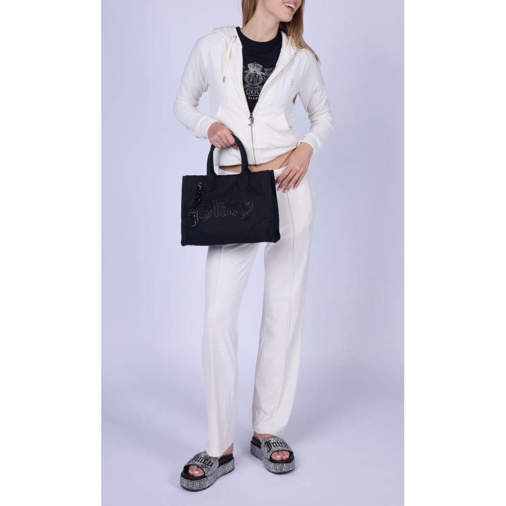 Γυναικεία Τσάντα Juicy Couture Iris Strass Logo BEJ3J9907WCO000 Μαύρη