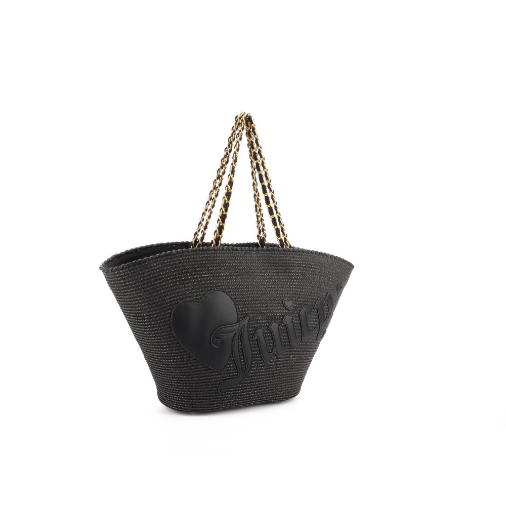 Women Bag Juicy Couture Alma Beach Basket Bag BEJ3J9952WXZ000 Black