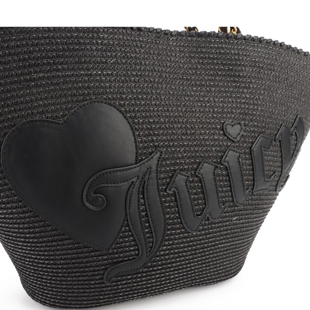 Women Bag Juicy Couture Alma Beach Basket Bag BEJ3J9952WXZ000 Black