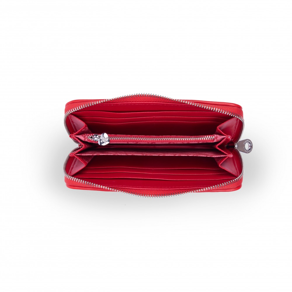 Women Wallet Juicy Couture Candy L. Zip Wallet WEJ3J9985WVPLY1 Red