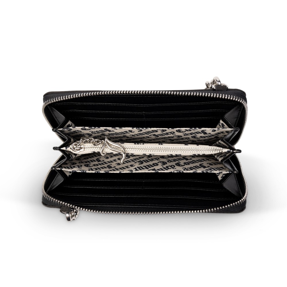 Γυναικείo Πορτοφόλι Juicy Couture Mia L. Zip Wallet BEJ1M7785WPO000 Μαύρο