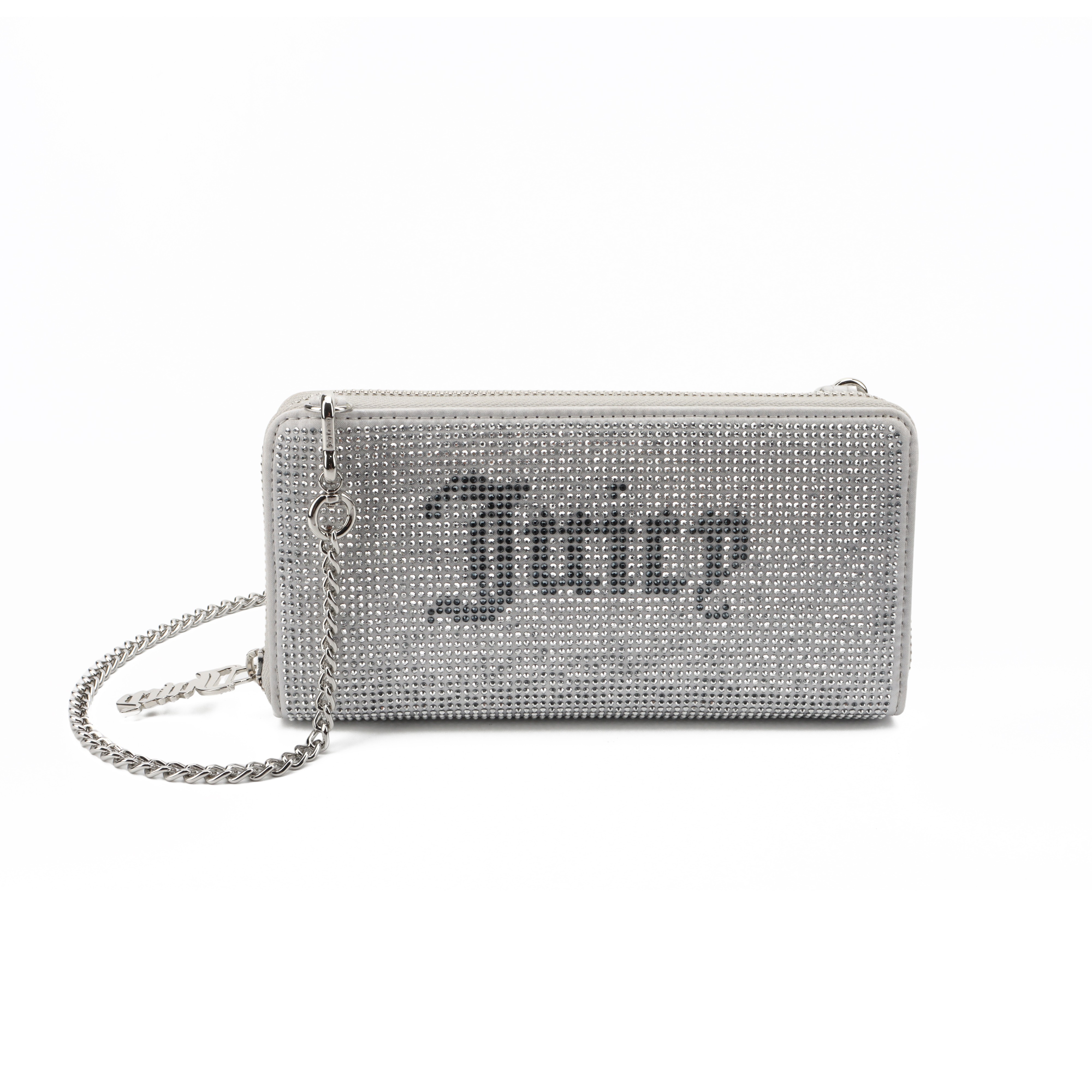 Γυναικείo Πορτοφόλι Juicy Couture Mia L. Zip Wallet BEJ1M7785WPO902 Ασημί