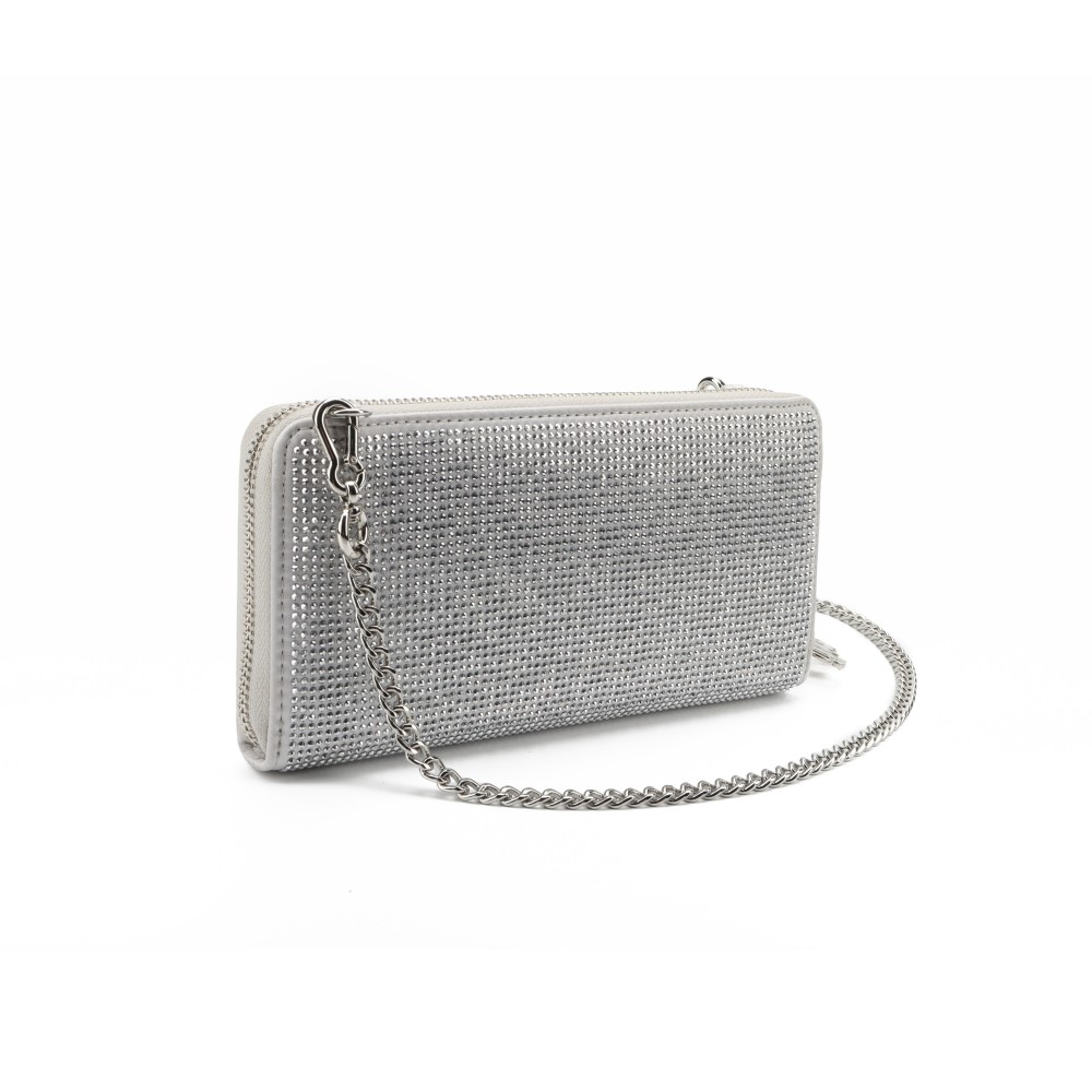 Women Wallet Juicy Couture Mia L. Zip Wallet BEJ1M7785WPO000 Silver