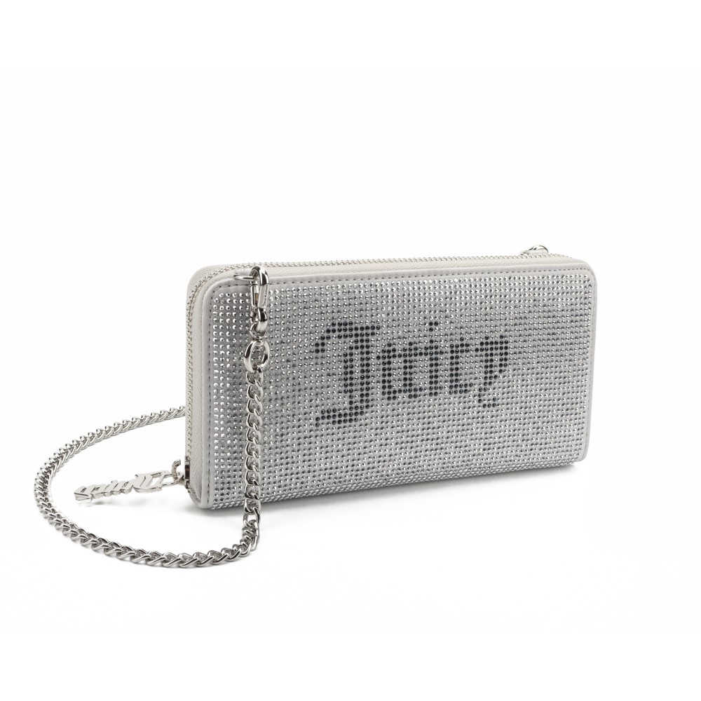 Women Wallet Juicy Couture Mia L. Zip Wallet BEJ1M7785WPO000 Silver