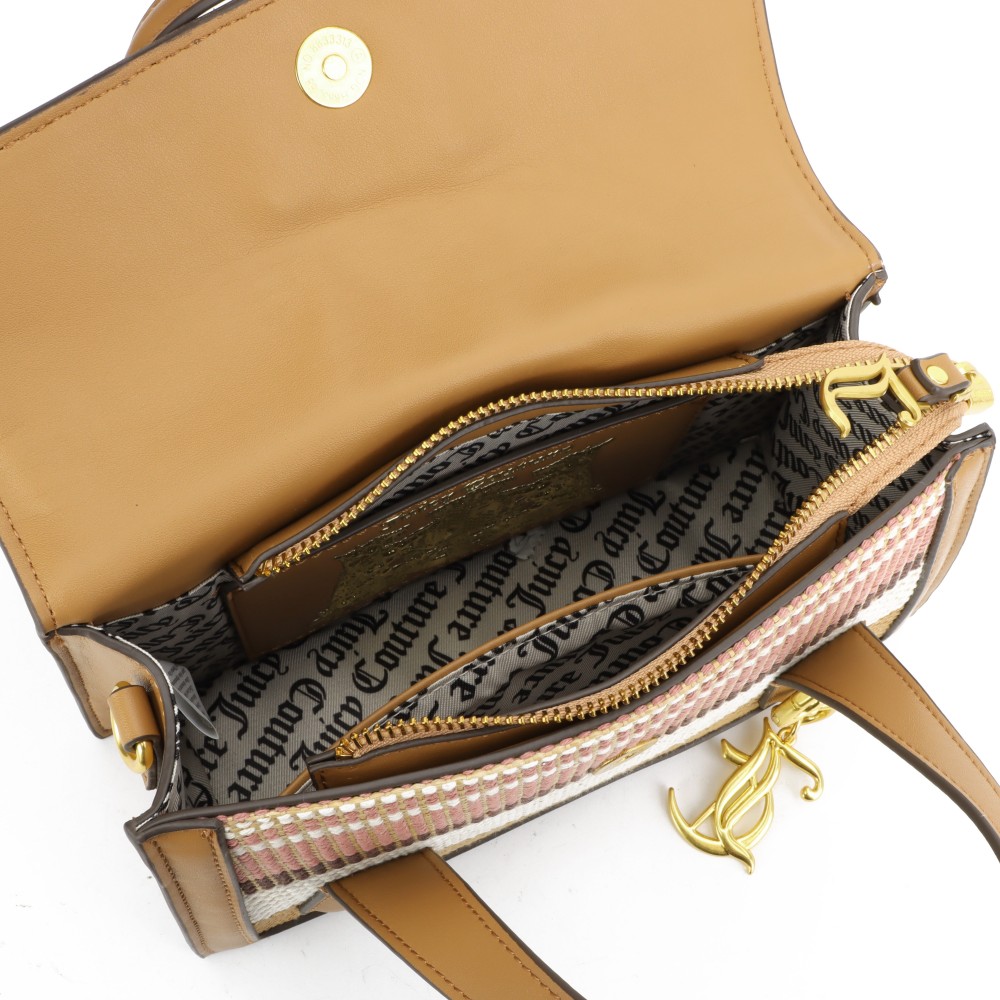 Γυναικεία Τσάντα Juicy Couture Lily Straw S. D. Handle BEJ3J999MWZCA77 Kαμηλό