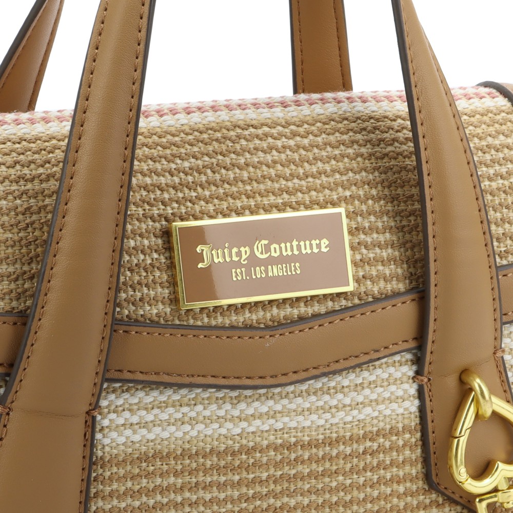 Γυναικεία Τσάντα Juicy Couture Lily Straw S. D. Handle BEJ3J999MWZCA77 Kαμηλό