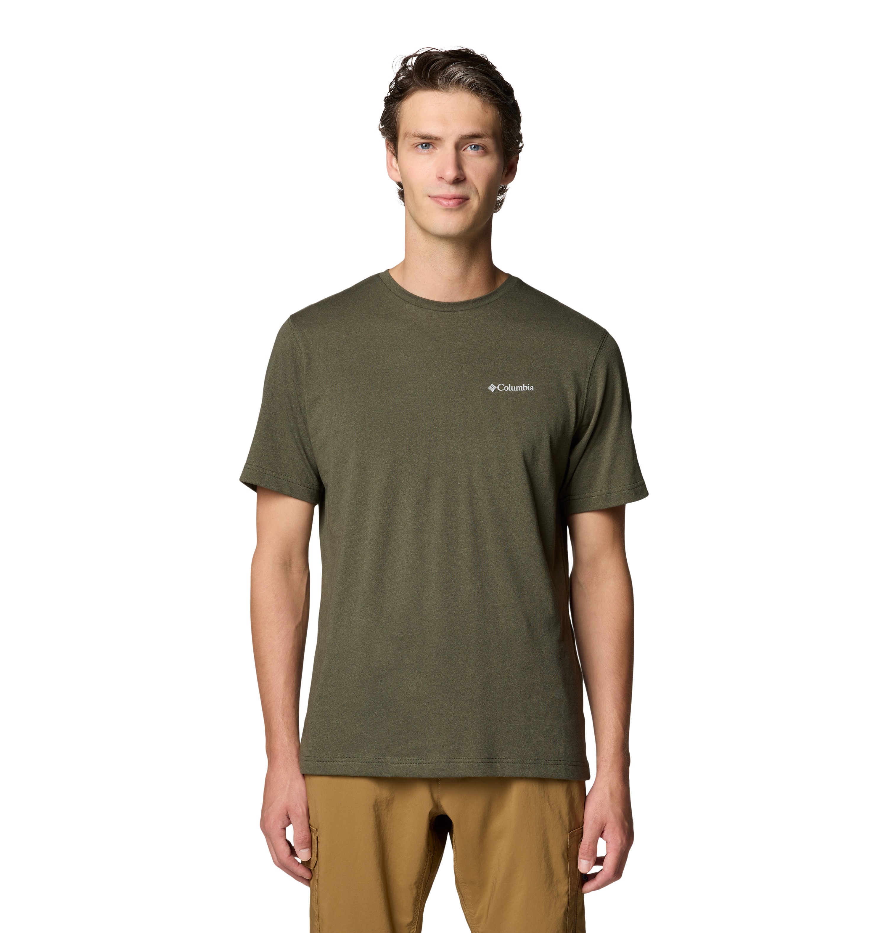 Ανδρική Μπλούζα Columbia Thistletown Hills™ Short Sleeve 1990751-366 Χακί