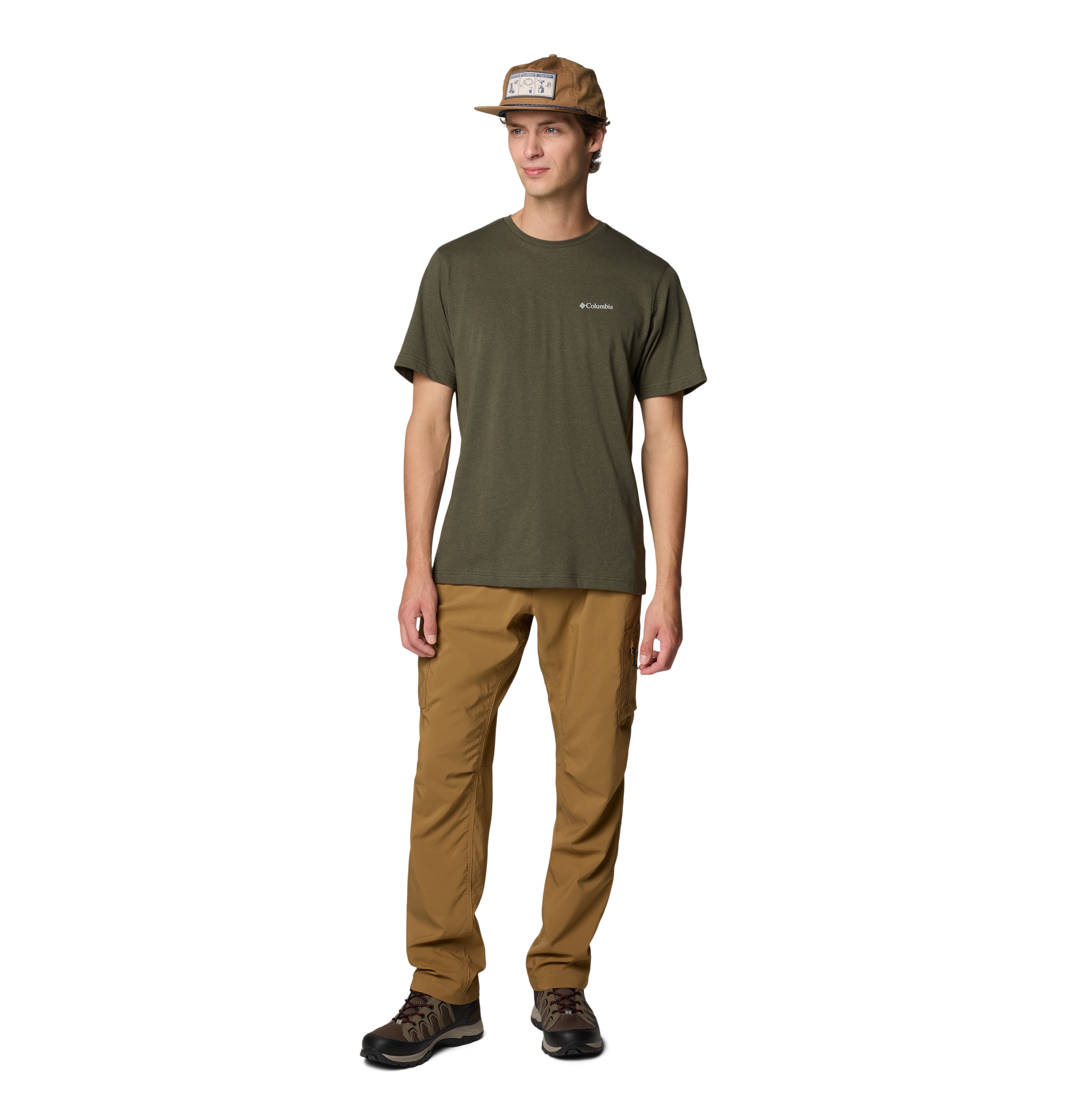 Ανδρική Μπλούζα Columbia Thistletown Hills™ Short Sleeve 1990751-366 Χακί
