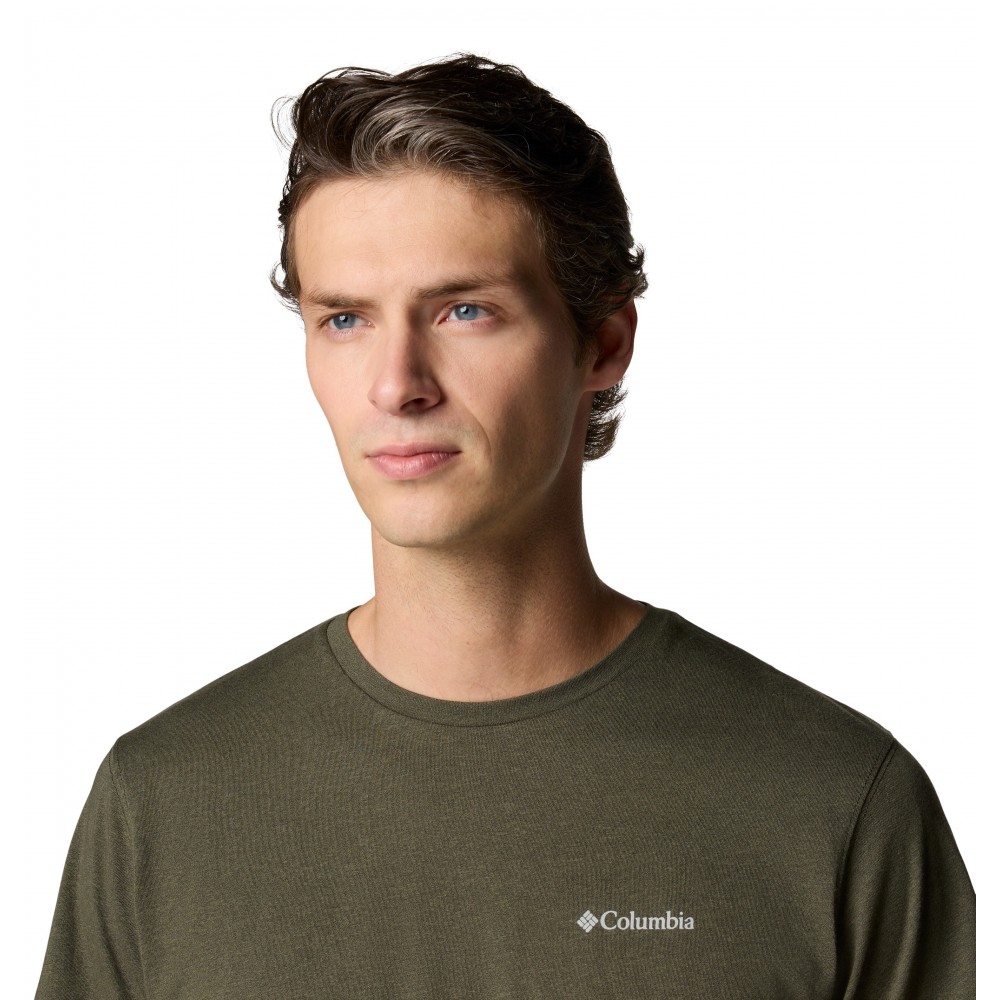 Ανδρική Μπλούζα Columbia Thistletown Hills™ Short Sleeve 1990751-366 Χακί