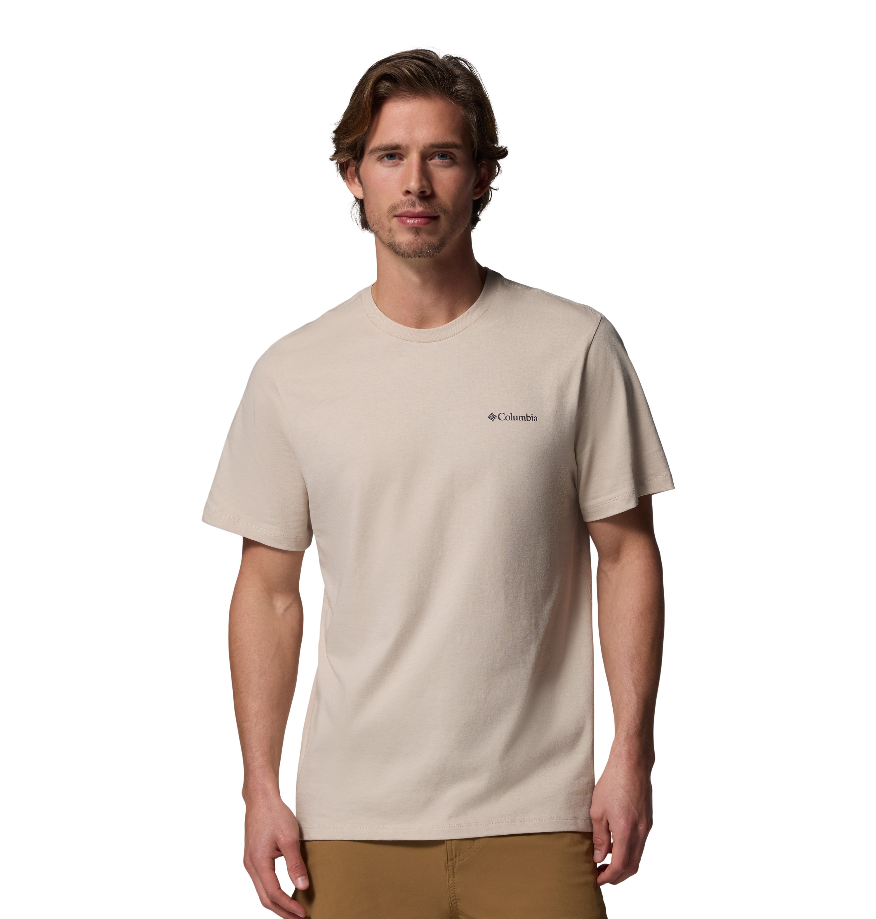 Ανδρική Μπλούζα Columbia CSC™ Logo Back Tee 2155011-271 Μπεζ