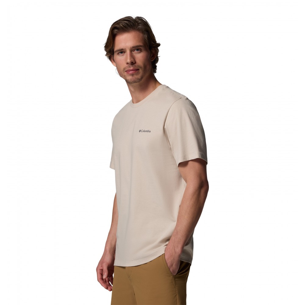 Ανδρική Μπλούζα Columbia CSC™ Logo Back Tee 2155011-271 Μπεζ