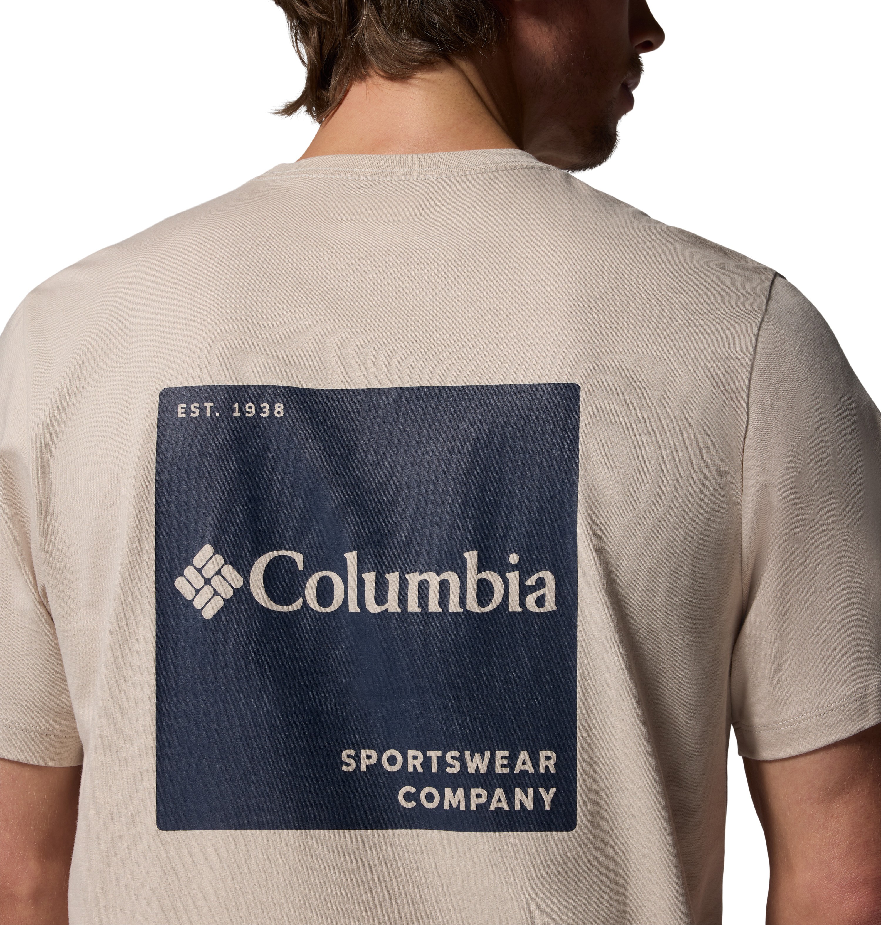 Ανδρική Μπλούζα Columbia CSC™ Logo Back Tee 2155011-271 Μπεζ