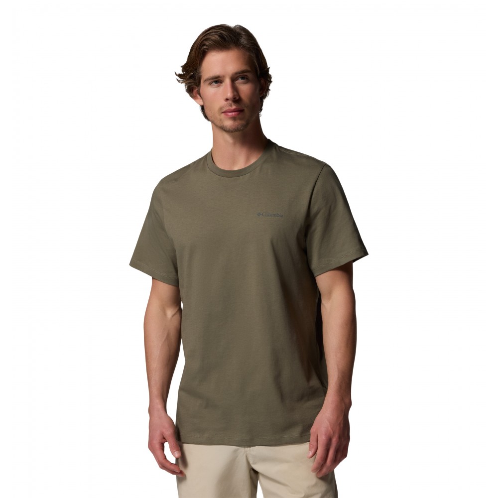 Ανδρική Μπλούζα Columbia CSC™ Logo Back Tee 2155011-398 Χακί