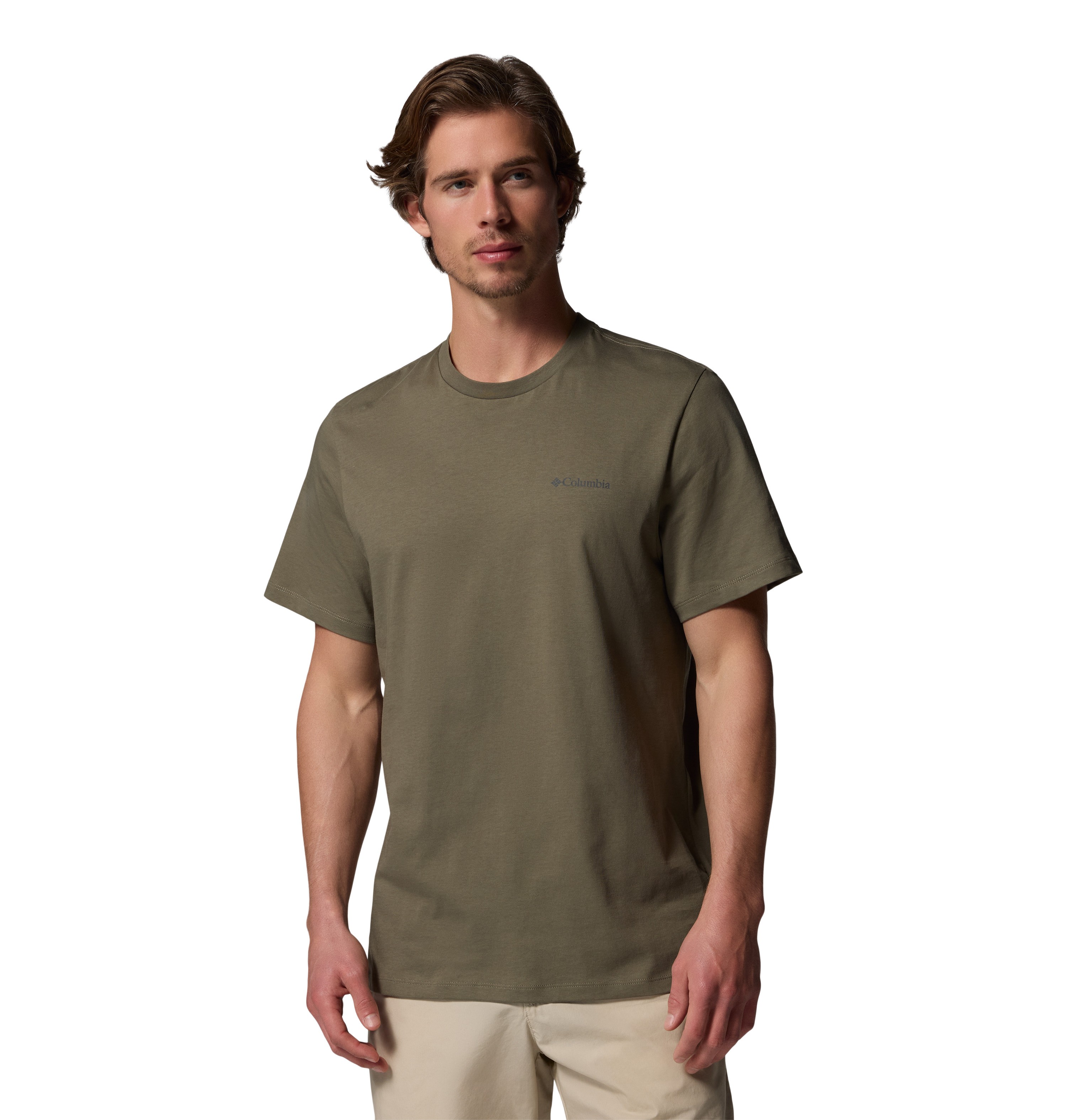 Ανδρική Μπλούζα Columbia CSC™ Logo Back Tee 2155011-398 Χακί